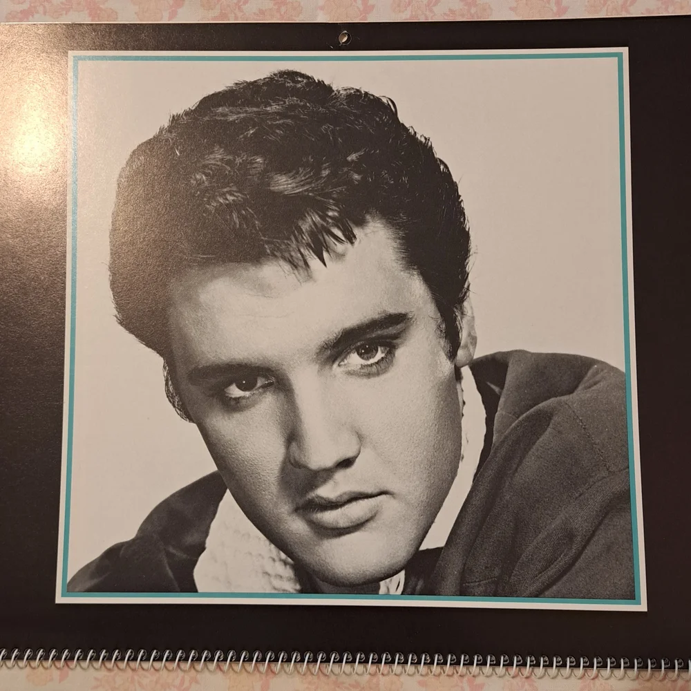 Vintage 1990 Elvis Calendar VGC